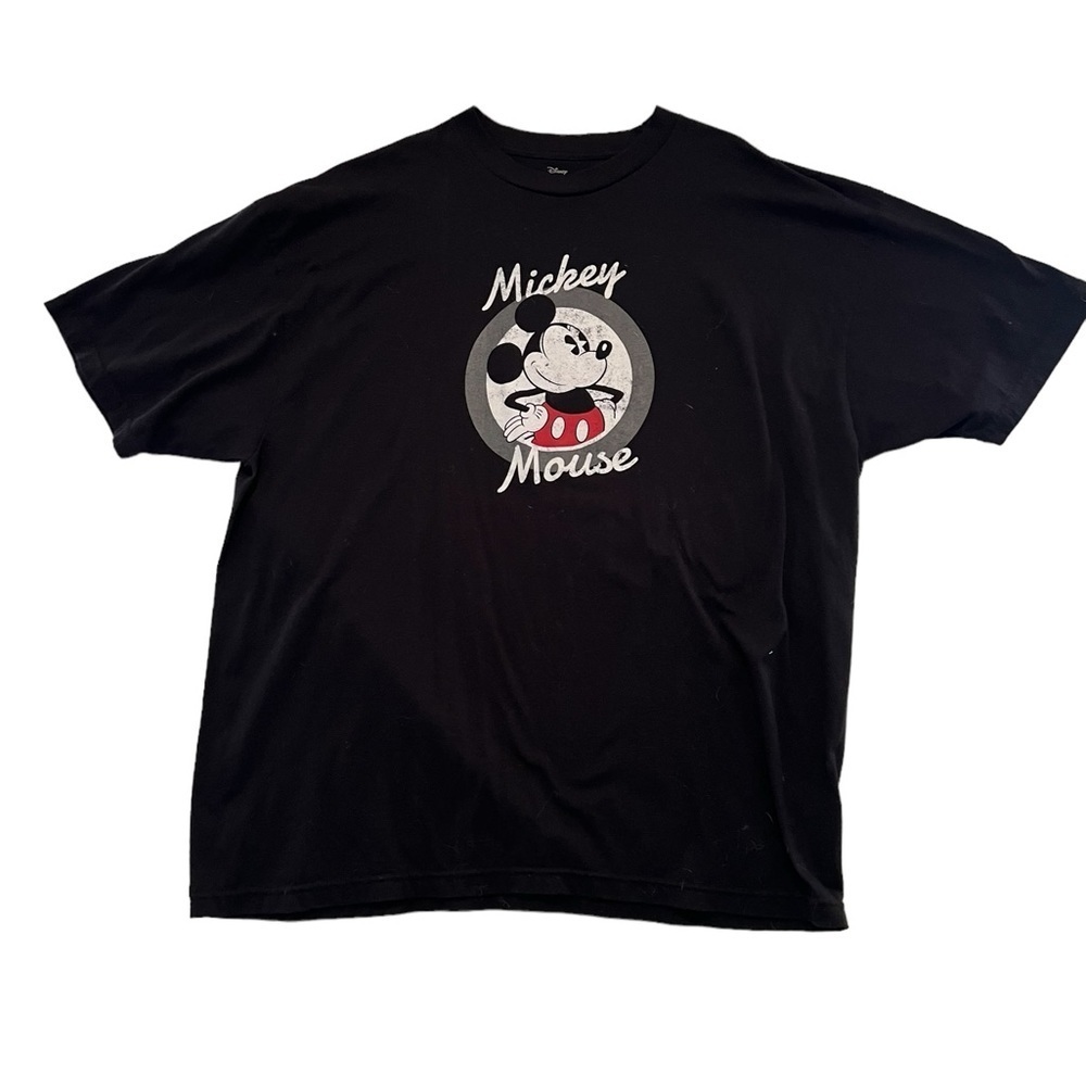 Disney Mickey Mouse Graphic Short Sleeve Black T-Shirt Men’s Size 5XL​​​​